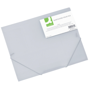 Cartellina con elastico A4 Q-Connect - - ppl - Trasparente