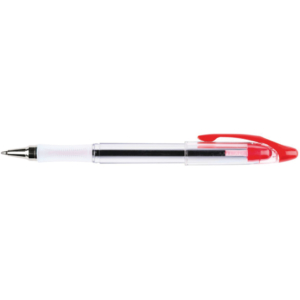 Penna a sfera Q-Connect Delta punta 0,7 mm - Rosso