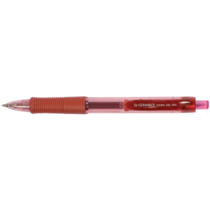 Penna a sfera inchiostro gel Q-Connect Sigma - M - 0,5 mm Rosso