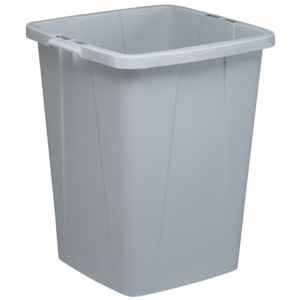 Contenitore portarifiuti DURABLE DURABIN - 90 litri - polipropilene Grigio 1800474050
