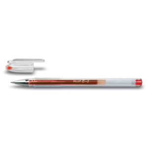 Penna a sfera gel Pilot G-1 punta fine 0,7 mm Rosso - 001667