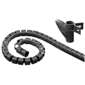 Canalina passacavi Media Range Nera - 20 mm x 2,5 m - MRCS301