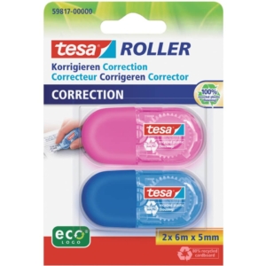 Correttori mini a nastro Tesa Eco in blister - 5 mm x 6 m 59817-00000-00 (conf.2)