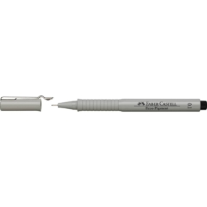 Penna punta in fibra Nera Faber-Castell Ecco Pigment 0,1 mm 166199