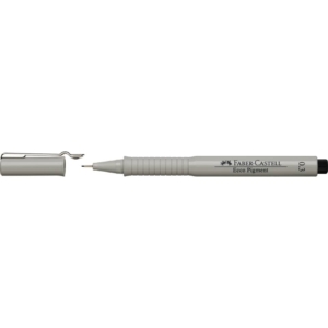 Penna punta in fibra Nera Faber-Castell Ecco Pigment 0,3 mm 166399
