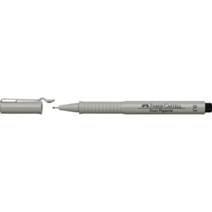 Penna punta in fibra Nera Faber-Castell Ecco Pigment 0,5 mm 166599