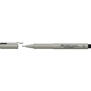 Penna punta in fibra Nera Faber-Castell Ecco Pigment 0,7 mm 166799