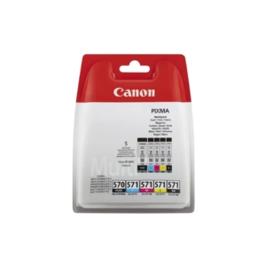 Cartucce Ink-jet PGI-570/CLI-571 Canon Originali - Nero-Ciano-Magenta-Giallo (conf.4)