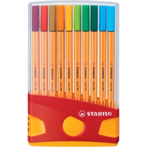 Fineliner Stabilo Point 88® 0,4 mm Colori Assortiti 8820-03 -14 (conf.20)
