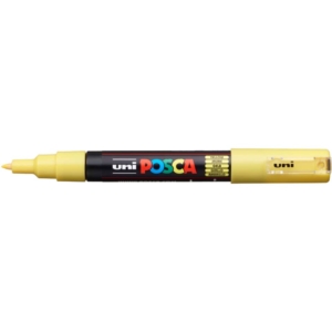 Pennarello a tempera Uni Ball Uniposca punta tonda 0,7 mm giallo M PC1M G