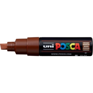 Pennarello UniPosca punta large colore Marrone M PC8K M