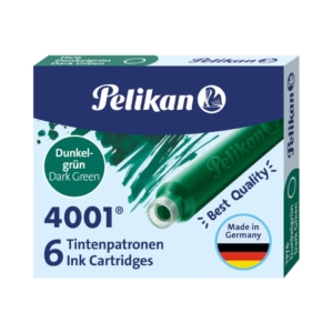 Cartucce per stilografica Pelikan TP/6 Verde scuro - 300087 (conf. da 6 cartucce)