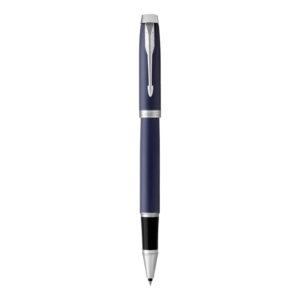 Penna roller Parker IM punta F inchiostro Nero Blue GT 1931661