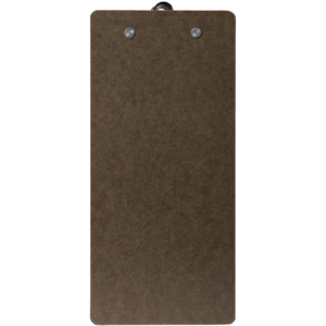 Portaconto in legno pressato Securit® con clip in acciaio 26,5x11,5 cm - marrone - MC-CBBP-BR