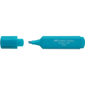 Evidenziatore Faber-Castell Textliner 1546 - conf. 10 pz - colore pastel turchese - 154658