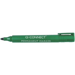 Pennarello indelebile Q-Connect punta tonda 2-3 mm Verde
