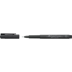 Penna a china Pitt Artist Pen Faber-Castell fineliner P super fine - colore Nero - 167199