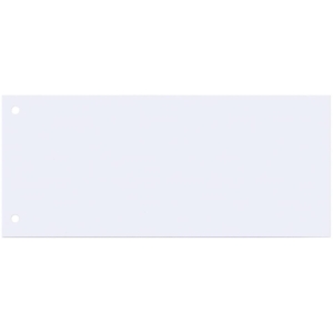 Separatori per archivio con due fori Q-Connect 24x10,5 cm 190g/m² Bianco - KF00515 (conf.100 pezzi)