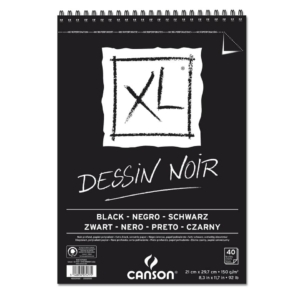 Album spiralato Canson - XL - Black Nero 150g/m² 40 fogli A4 C400039086