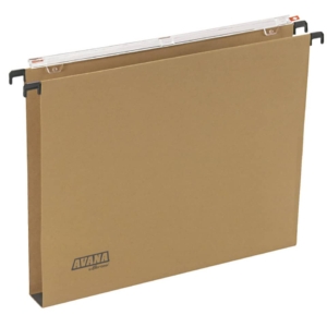Cartelle sospese per cassetto Avana Bertesi 220 g/m² - Interasse 33 cm - Fondo a U3 cm - Avana (conf.50)