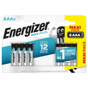 Batterie ENERGIZER Max Plus AAA - E301322500 (conf.8)