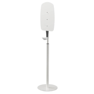 Piantana telescopica in metallo per distributore di sanitizzante mani QTS 365x130 cm Grigio - PTA/000