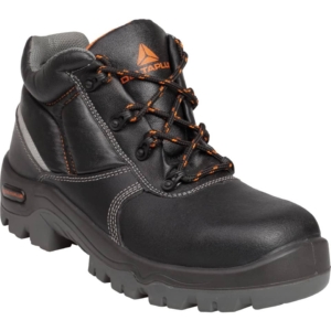 Scarpe lavoro Delta Plus basse Phoenix S3 - pelle crosta pigmentata- trattamento impermeabilizzante Nero - Taglia 41 - PHOENS3NO41