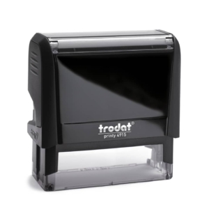 Timbro autoinchiostrante personalizzabile a 7 righe TRODAT PRINTY 4915 in plastica 70x25 mm Nero - 47587