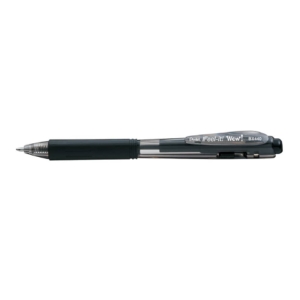 Penna a sfera a scatto Pentel Feel It Wow 1.0 mm nero BX440-AI