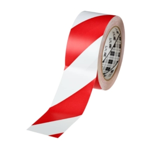 Nastro per segnaletica 3M in vinile 50,8 mm x 33m. Rosso/Bianco 767I