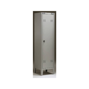 Spogliatoio Tecnical 2 a 1 posto Grigio - acciaio 7/10 monoblocco B1 - 38x35x180 cm