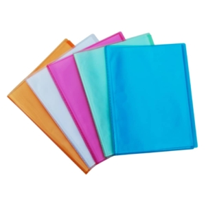 Portalistini A4 20 buste a fogli fissi LUMINA buccia d'arancia 22x30 cm - Assortito 400090481