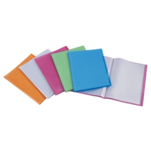 Portalistini A4 40 buste a fogli fissi LUMINA buccia d'arancia 22x30 cm - Assortito 400090482