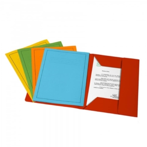 Cartelline Fraschini Bristol 25x33 cm con Dorso espandibile fino a 2 cm 200g/m² Giallo - 2015-G (conf.25)