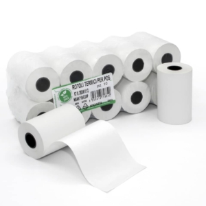 Rotoli POS Rotolificio Pugliese BPA Free Exclusive carta termica 57 mm x 18 m 48 g/m² foro 12 mm - NBA5718-D38P (conf.10)