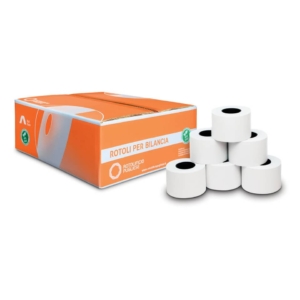 Rotoli bilancia Rotolificio Pugliese carta termica - 57 mm x 30 m - foro 12 mm - 55g/m² (conf.10)
