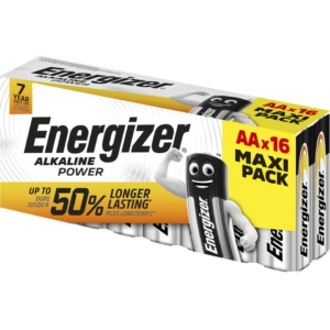Batterie ENERGIZER Alkaline Power AA BP16 conf. da 16 - E302743800 (conf.16)