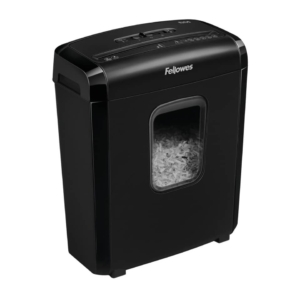 Distruggidocumenti P4 Fellowes a miniframmento da 4x12 mm Powershred® 6M - 6 fogli - ciclo continuo 5 min - 13 litri - 4631101