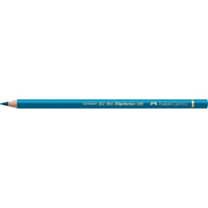 Matite colorate permanenti Faber Castell Polychromos Ømina 3,8 mm - turchese cobalto - 110153 (conf.6)