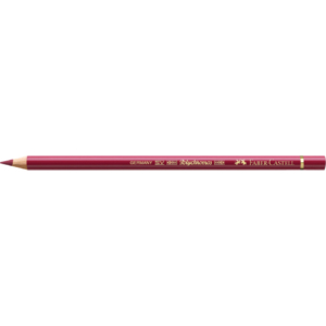 Matite colorate permanenti Faber Castell Polychromos Ømina 3,8 mm - Rosso scuro - 110225 (conf.6)