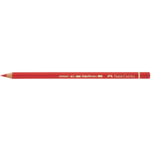 Matite colorate permanenti Faber Castell Polychromos Ømina 3,8 mm - Rosso scarlatto intenso - 110219 (conf.6)