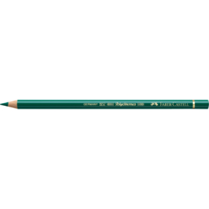Matite colorate permanenti Faber Castell Polychromos Ømina 3,8 mm - Verde di hooker - 110159 (conf.6)