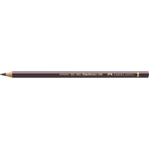 Matite colorate permanenti Faber Castell Polychromos Ømina 3,8 mm - Noce - 110177 (conf.6)