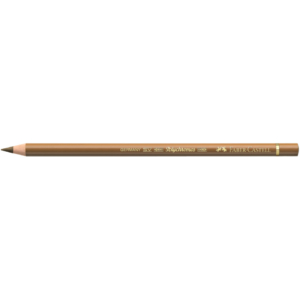 Matite colorate permanenti Faber Castell Polychromos Ømina 3,8 mm - Marrone ocra - 110182 (conf.6)