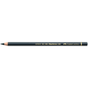 Matite colorate permanenti Faber Castell Polychromos Ømina 3,8 mm - Nero - 110199 (conf.6)