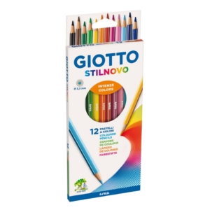 Matite colorate GIOTTO Stilnovo Colori Assortiti in Astuccio - Ømina 3,3 mm - 25650000 (conf.12)