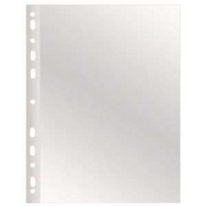 Buste a perforazione universale Q-Connect 22x30 cm alto spessore finitura liscia - KF11187 (conf.50)