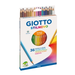 Matite colorate GIOTTO Stilnovo Colori Assortiti in Astuccio - Ømina 3,3 mm - (conf.36)