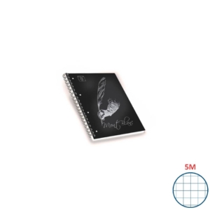 Blocchi spiralati A4 Pigna Mont Blanc Soft Touch Colore Assortito - rigatura 5 mm - 100 fogli - 02306885M (conf.5)
