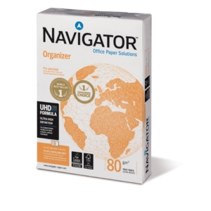 Risme di Carta A4 perforata - per archiviazione - Navigator - 4 fori - risma da 500 fogli